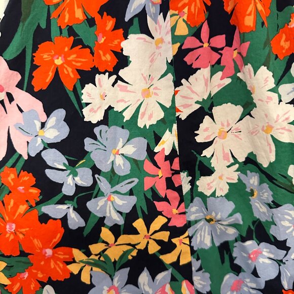 Old Navy Floral Puff Sleeve Midi Dress - Picture 5 of 5